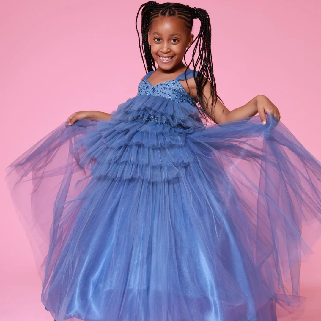 Azure Blue Cinderella Dress