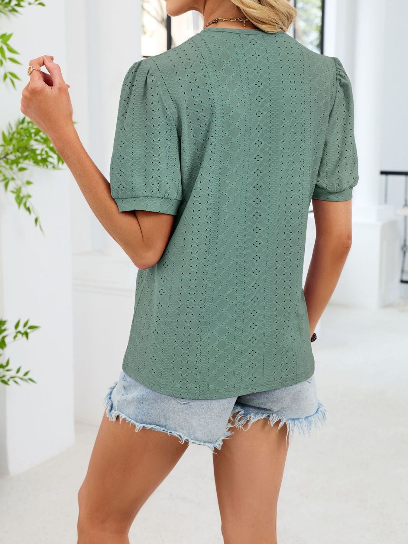 V-Neck Short Sleeve T-Shirt