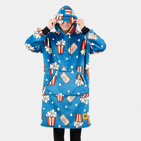 Wearable blanket Oversized with sherpa lining One size fits most.