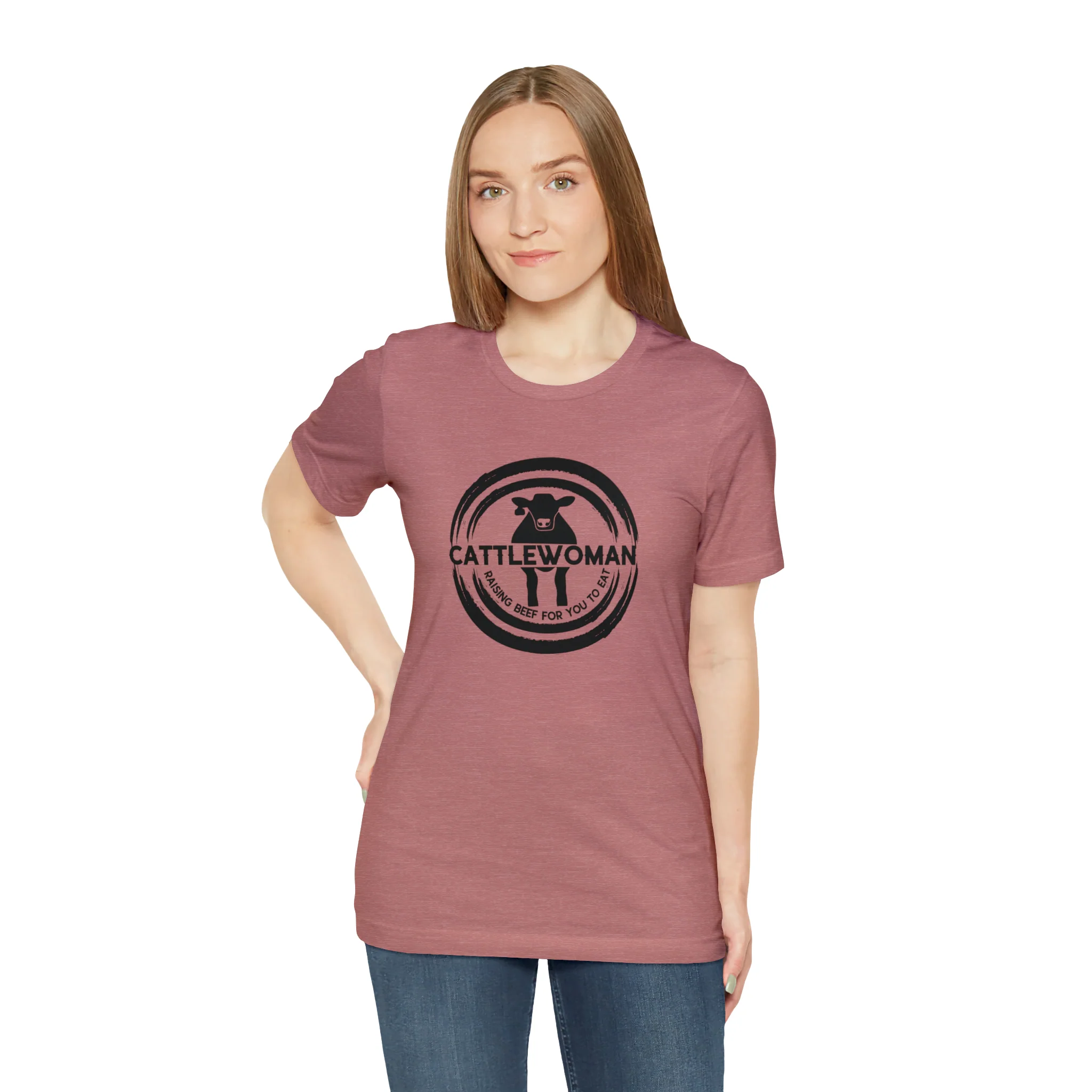 Cattlewoman Unisex Jersey Short Sleeve Tee