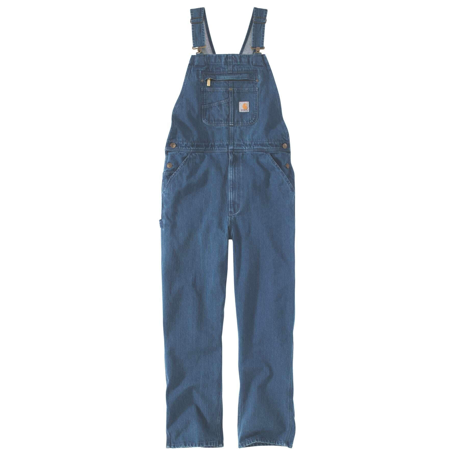 CHT Loose Fit Denim Bib Overalls 104672