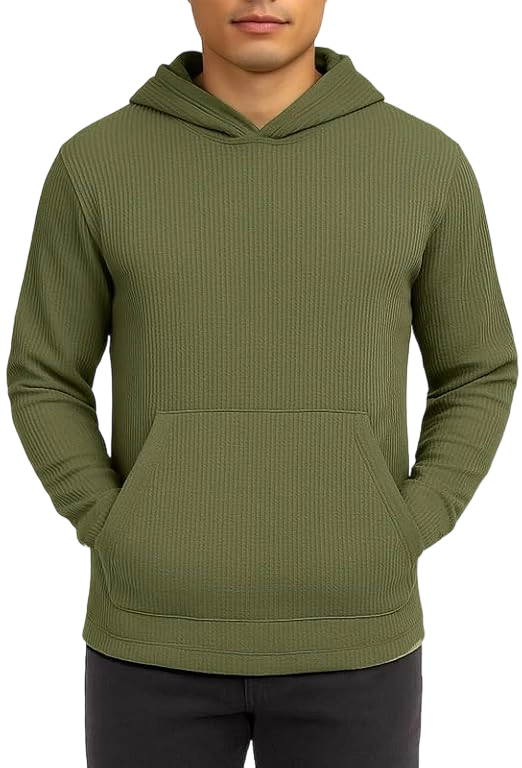 Men's Multi Pack Waffle Knit Pullover Hoodie (S-6XL)