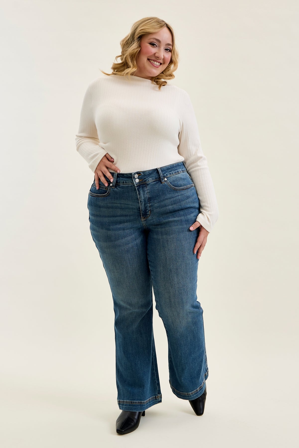 Penny Flare with Tummy Control (Petite) - PLUS