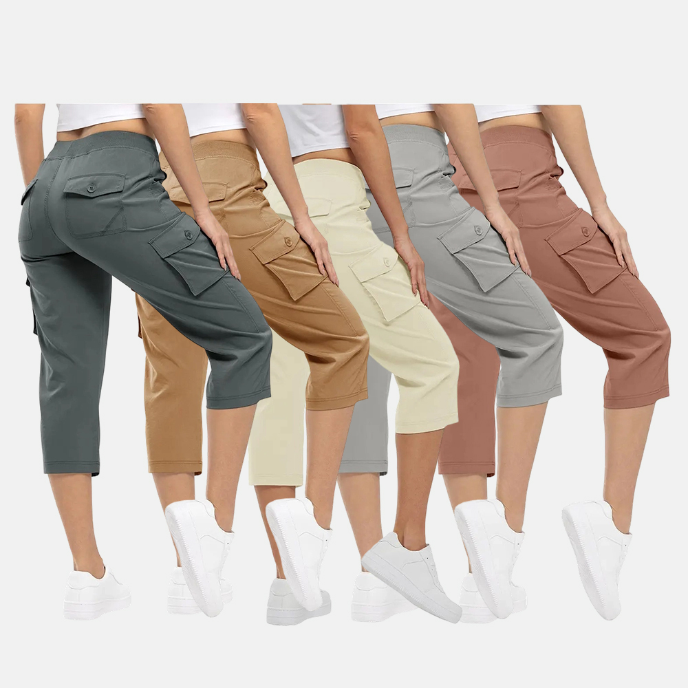 Women’s Lightweight Quick-Dry Capri Cargo Pants
