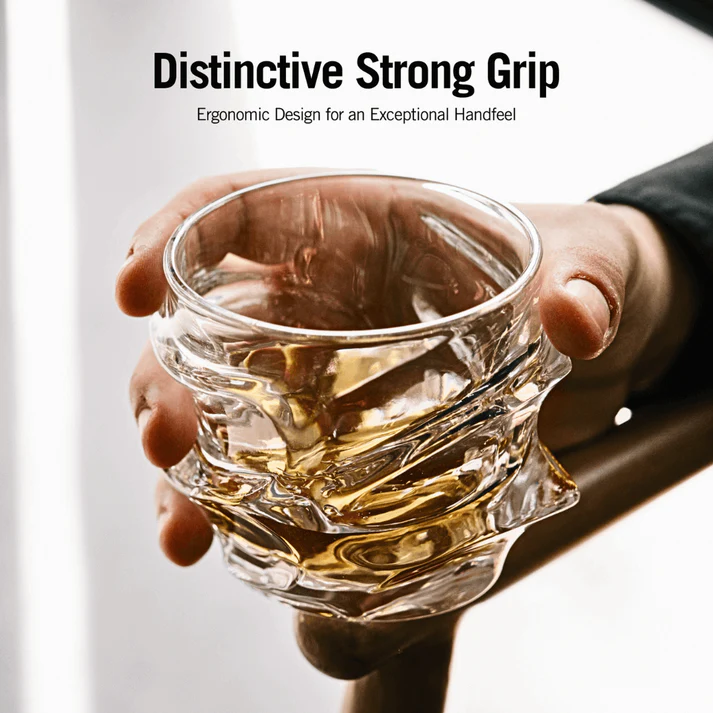 Japanese Crystal Whiskey Glasses 2-Pack