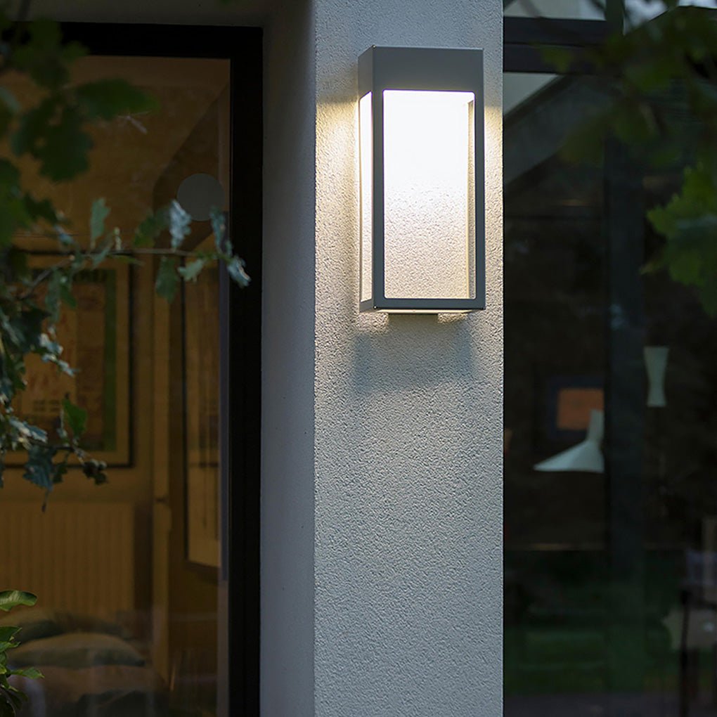 Minimalist Outdoor Waterproof Villa Courtyard Hollow Design LED Exterior Wall Lamp