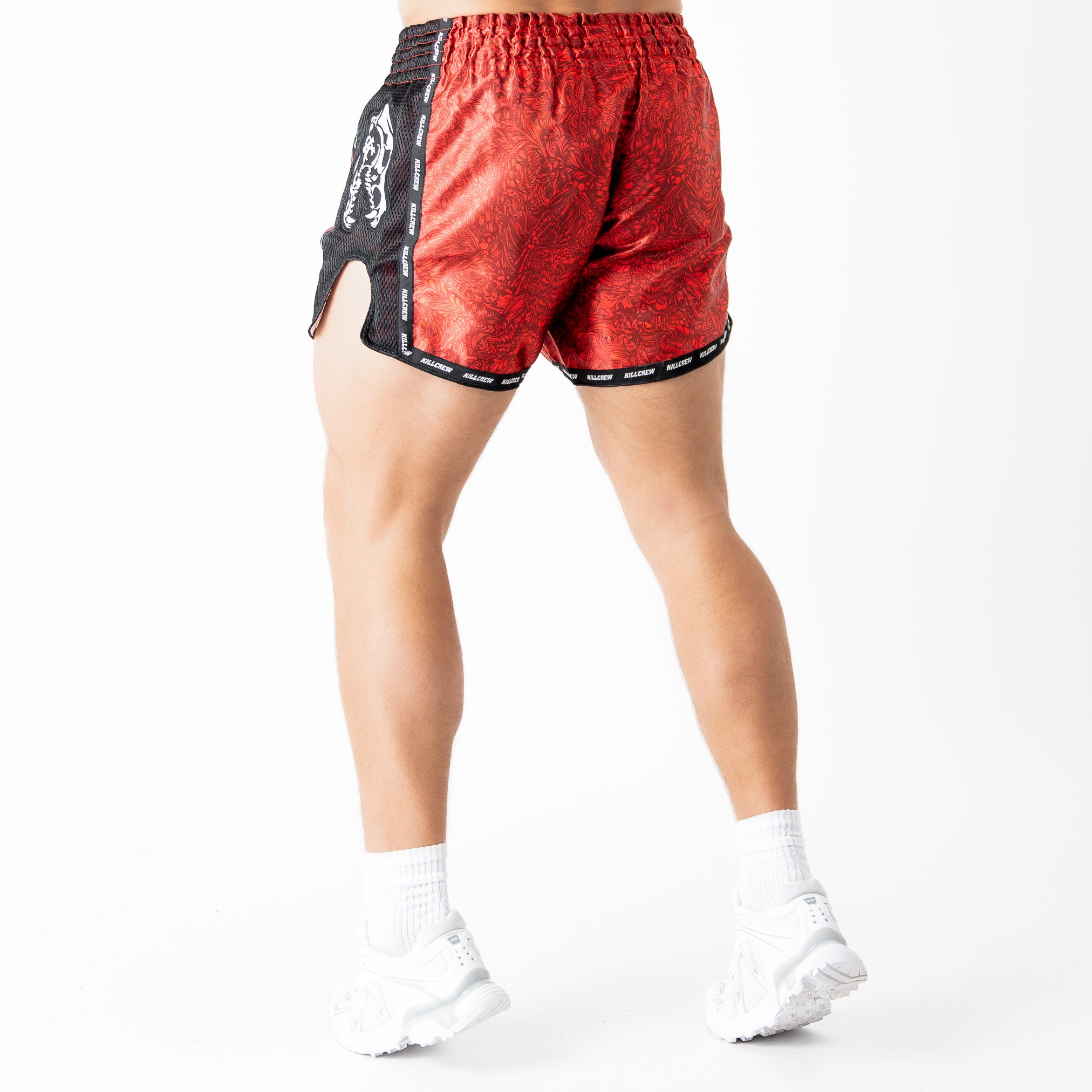 MUAY THAI FIGHT SHORTS - RED