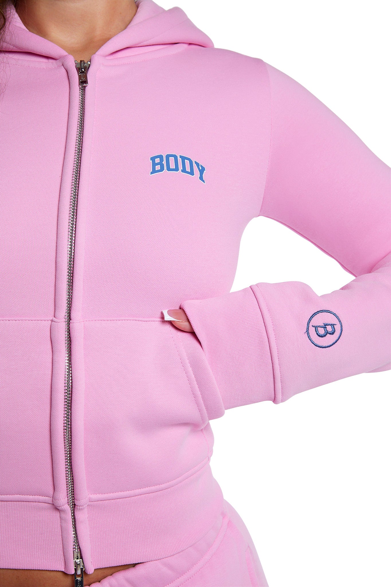 BACKSHOT HOODIE 2.0 (BUBBLEGUM PINK/BLUE)