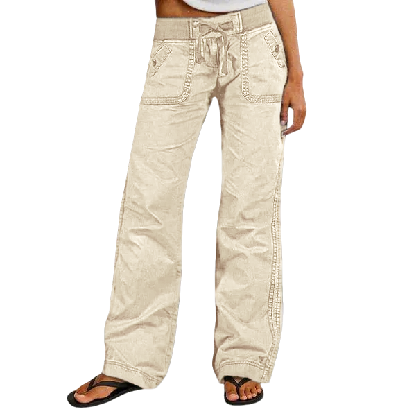 ⚡FINAL SALE⚡- Women's High Stretch Mid Rise Straight Pants