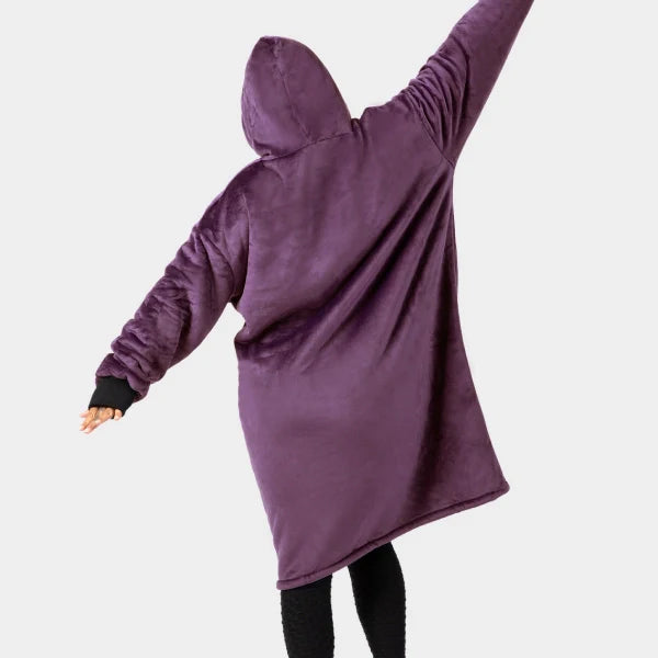 Wearable blanket Oversized with sherpa lining One size fits most.