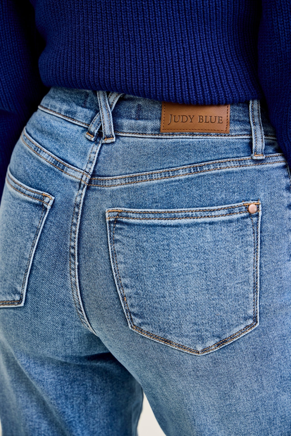 Eliza High Rise Wide Legs with Starry Flair