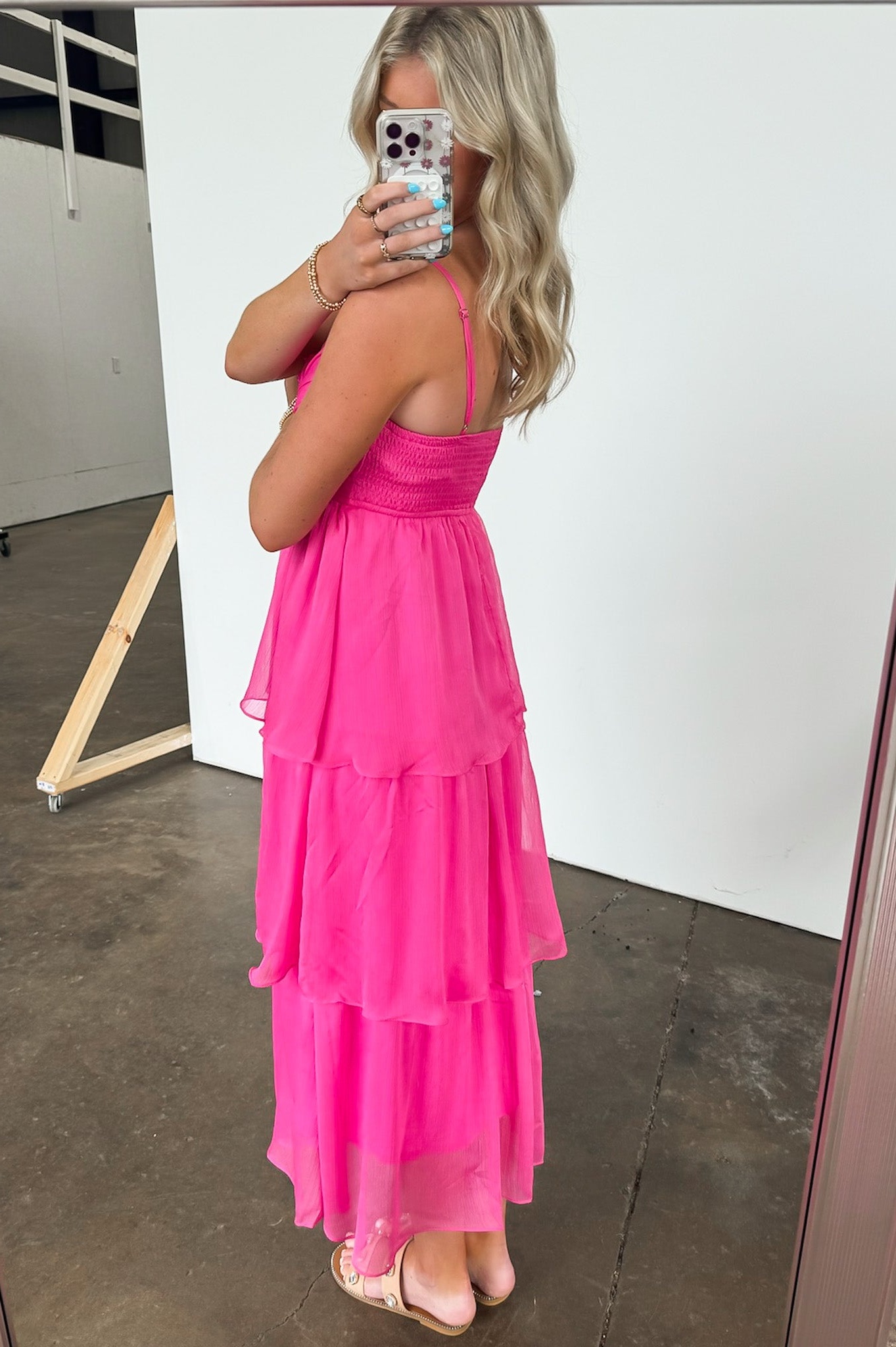 Blissfully Darling Tiered Floral Ruffle Dress