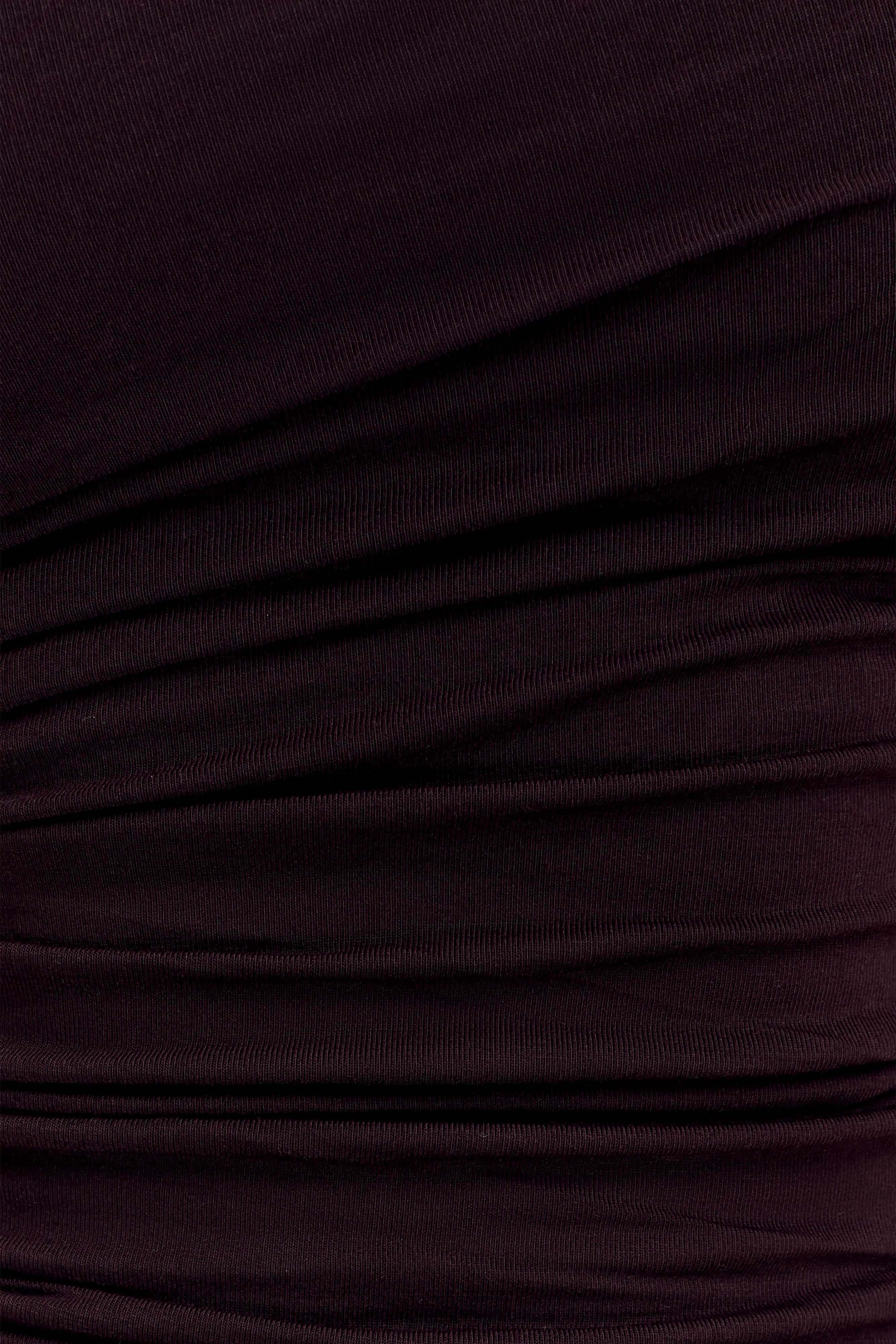 Brown One Shoulder Modal Top