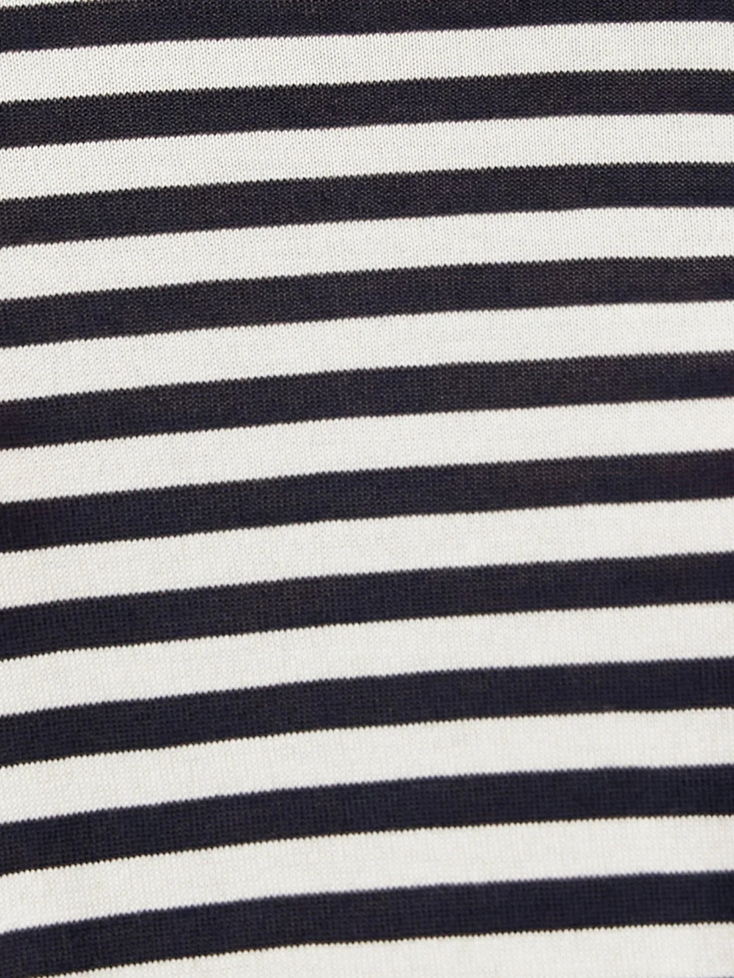 100% Lyocell Pinstripe Casual T-Shirt