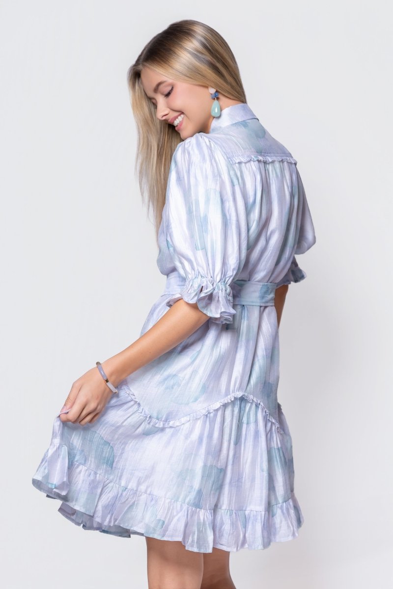 Juni Dress (Green Blue)