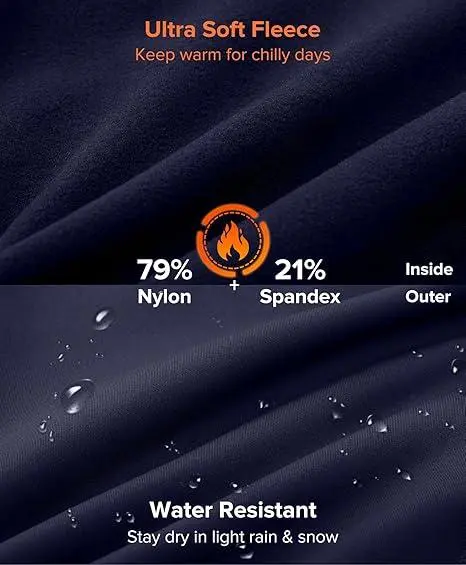 Women's High Waisted Thermal Waterproof Tummy Control Leggings