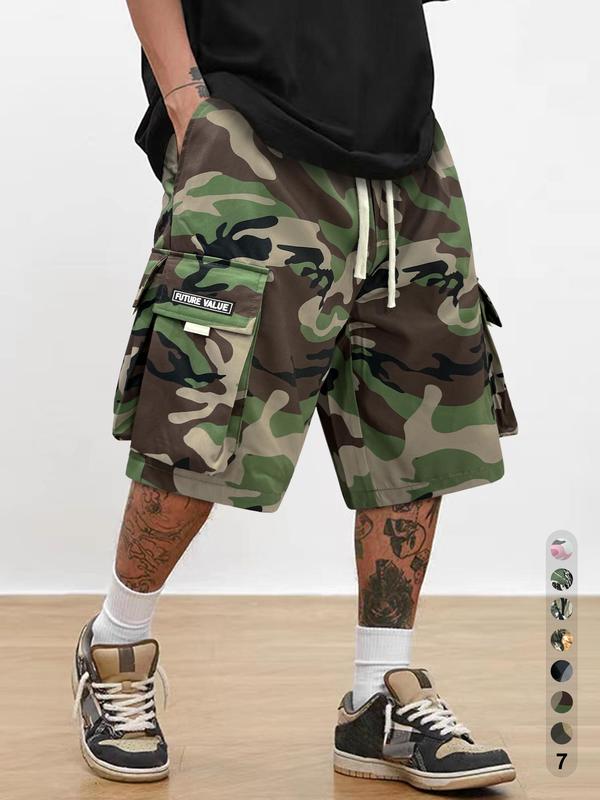 Men's Street Camo Cargo Shorts (Loose Fit)