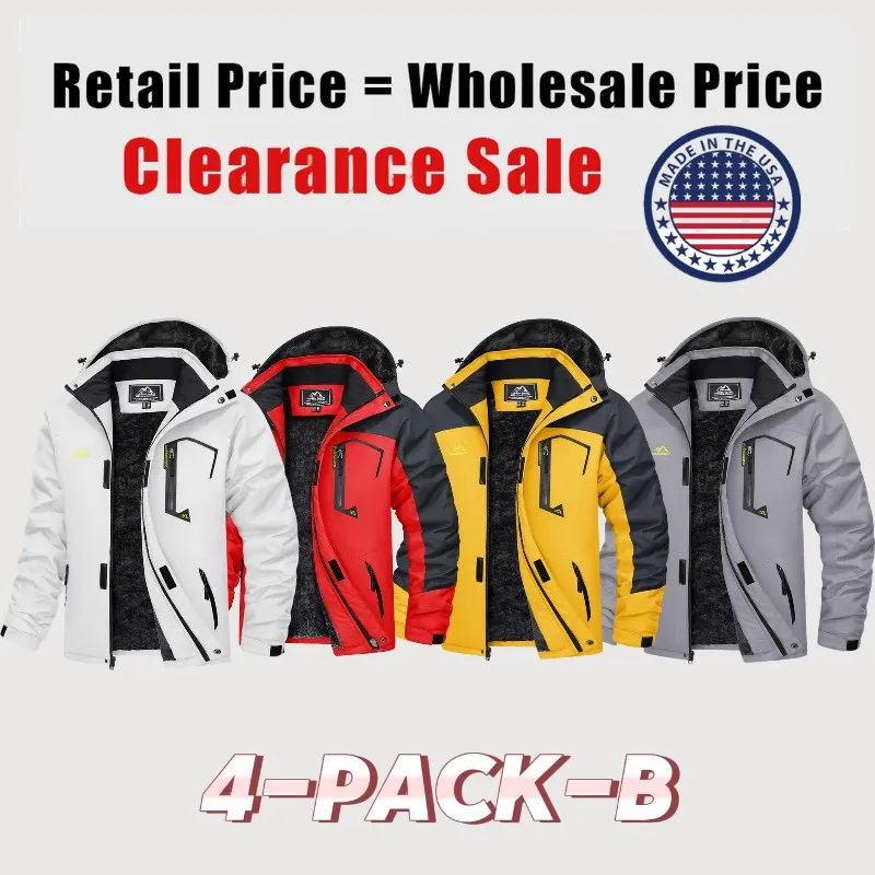 Men's Winter Coats Water Resistant Ski Snow Jacket