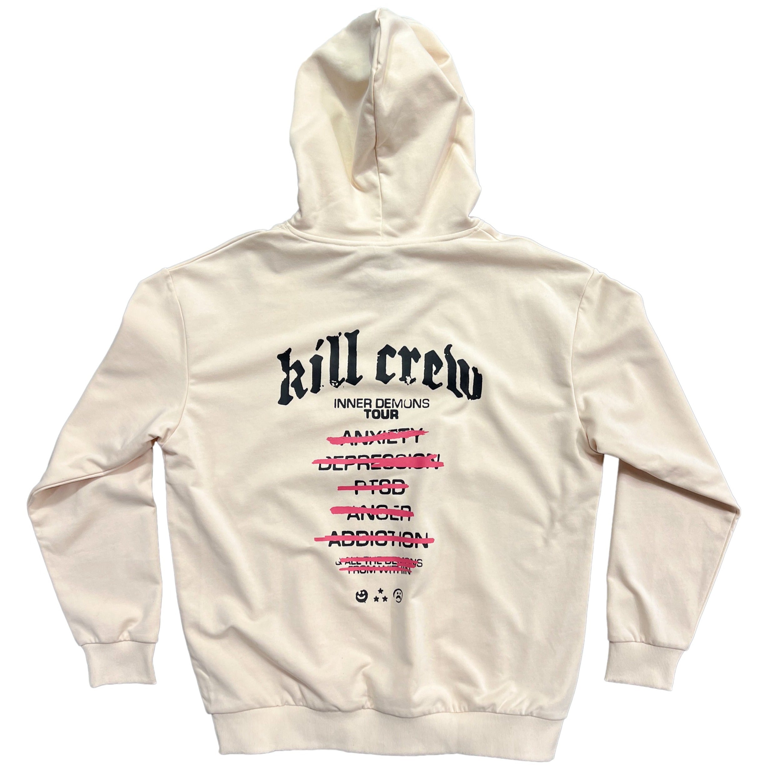 INNER DEMONS TOUR HOODIE - CREAM