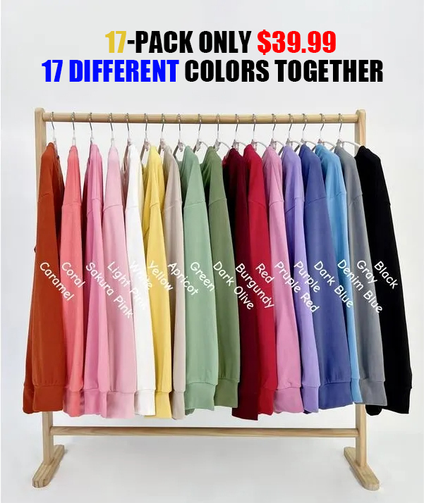 🔥LAST DAY 70% OFF✨Women’s Oversized Crewneck Fleece Sweatshirt