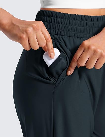 Lightweight Drapey Tapered Ankle Pants for Women