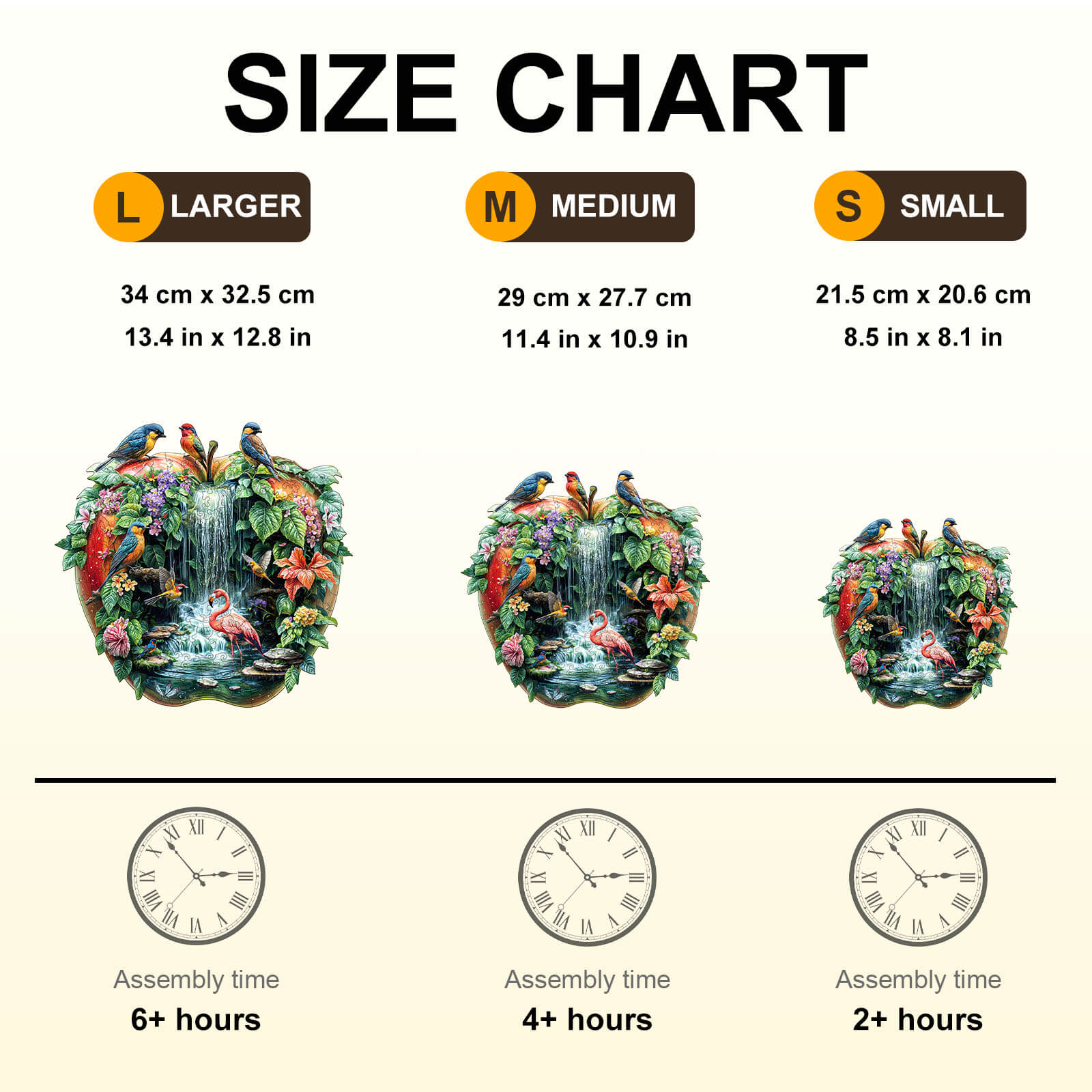 Paradise Garden Wooden Jigsaw Puzzle