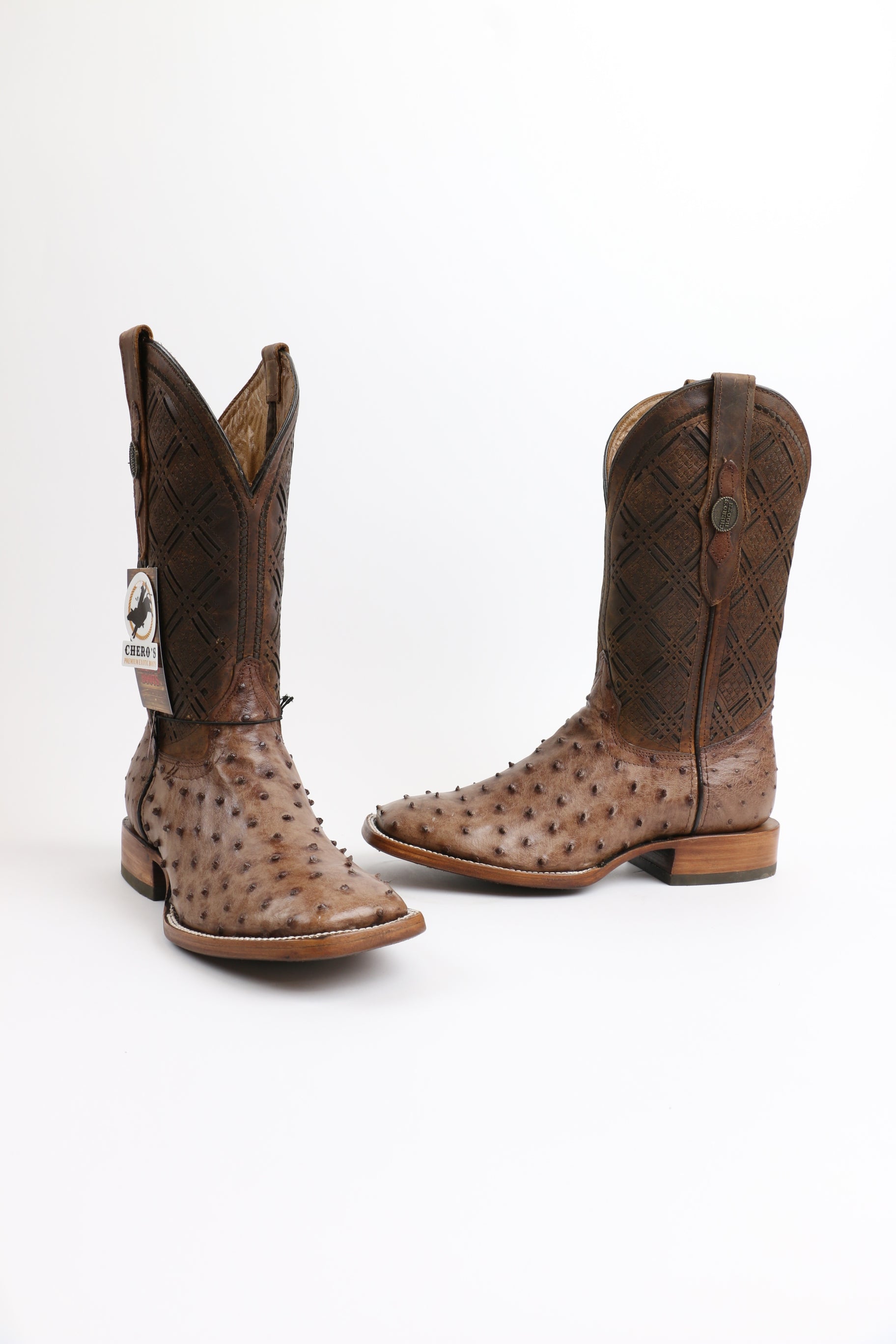 Chero's Premium Exotic Ostrich Kango Tobacco Clearance Sale 70%OFF