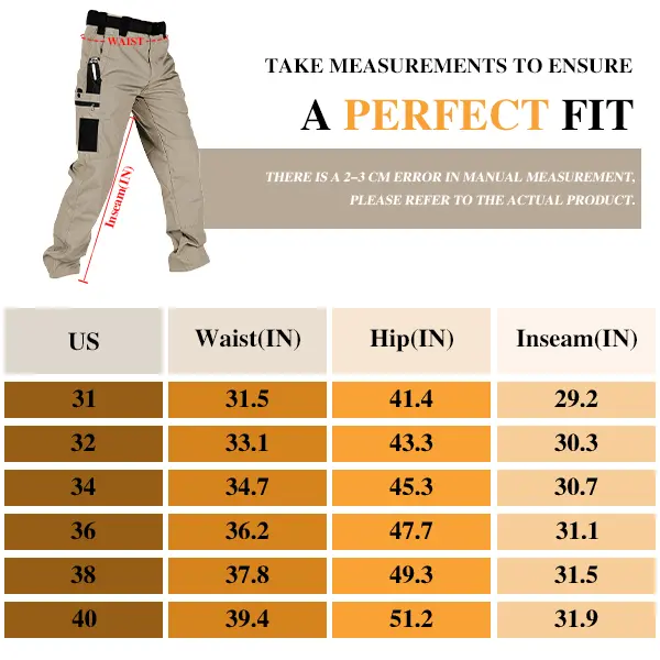 Men's Solid Color Tactical Work Pants,230g/m² new fabric，with Multiple Pockets and Zipper Closures, Durable Outdoor Training Pants, Available in Multiple Colors, Fishing, outdoor activities, work, hiking, camping，Suitable for Spring and Autumn Wear.