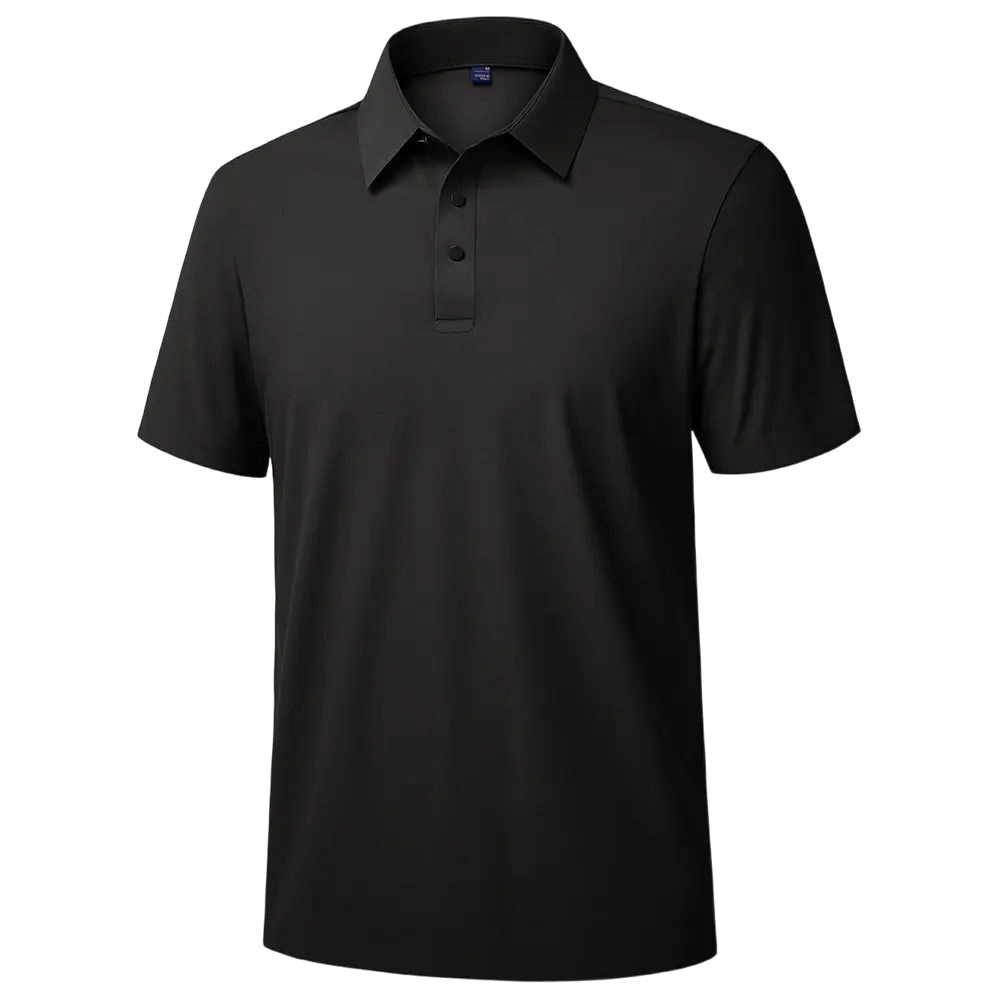 Men's Pique Polo Shirt Dry Fit Golf Shirts Short Sleeve Moisture Wicking Slightly Stretchy Casual Business Wear