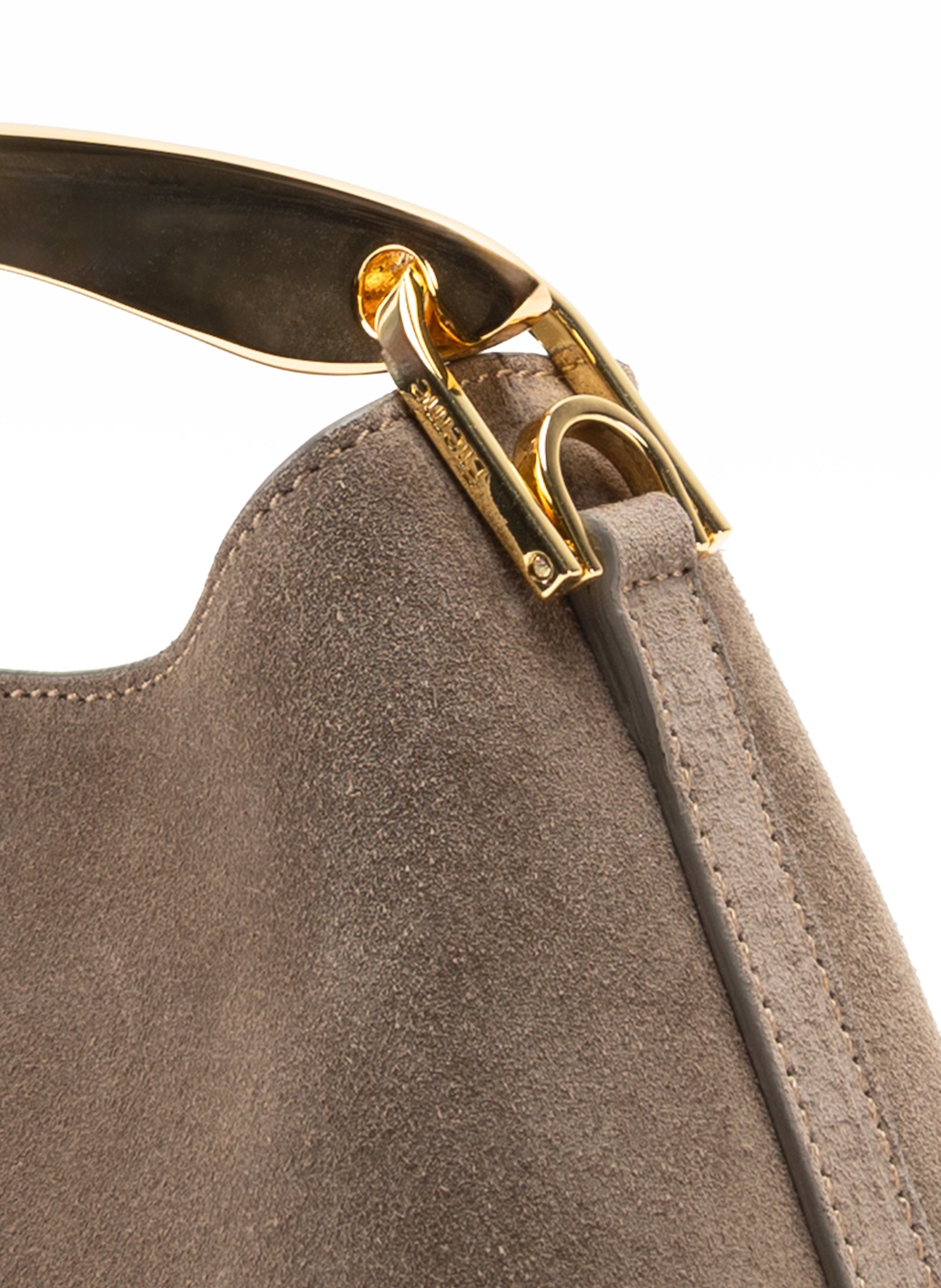 Mini Boomerang Suede Taupe Clearance Sale 85%OFF