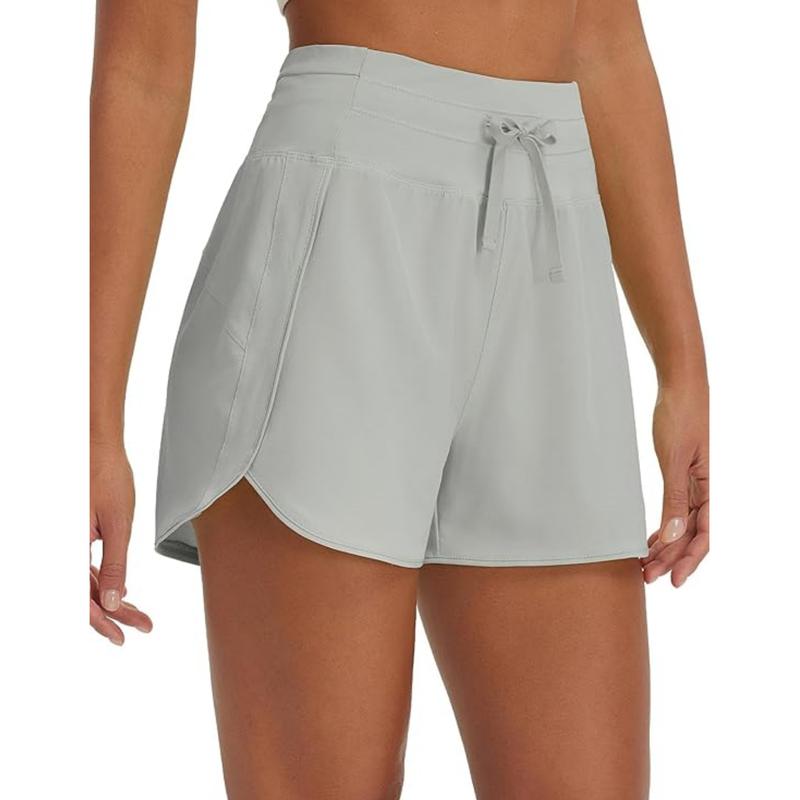🔥Women’s High-Waist Quick-Dry Athletic Shorts (3