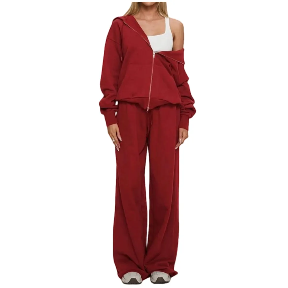 Women’s Fall-Winter 2-Piece Hoodie Tracksuit