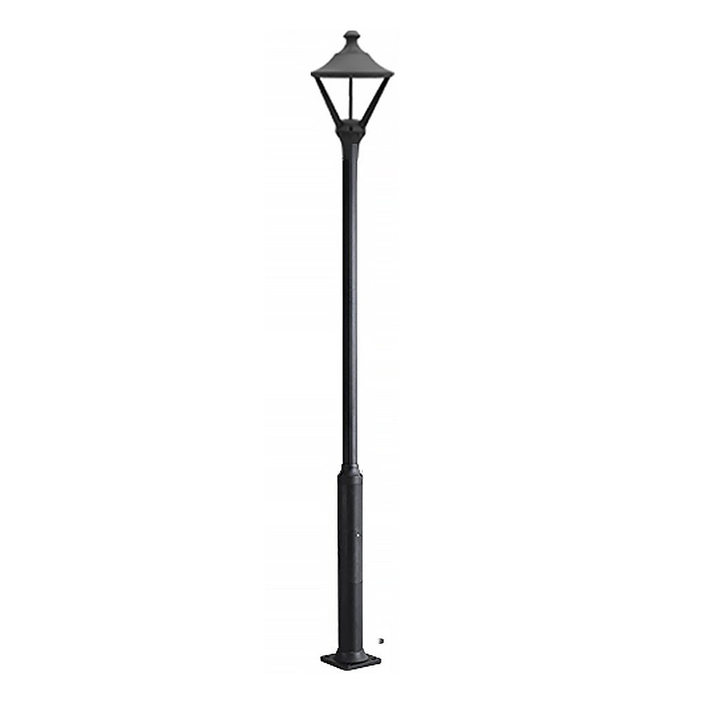 Waterproof LED Black Modern Public Lighting Heavy Duty Outdoor Lamp Post