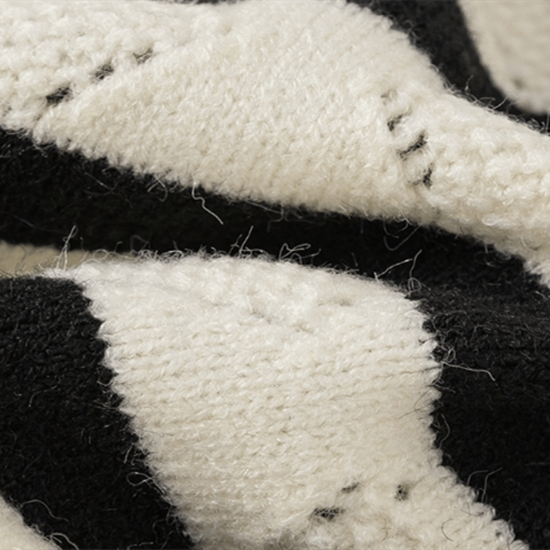 Toddler Girl Black Striped Heart Vest