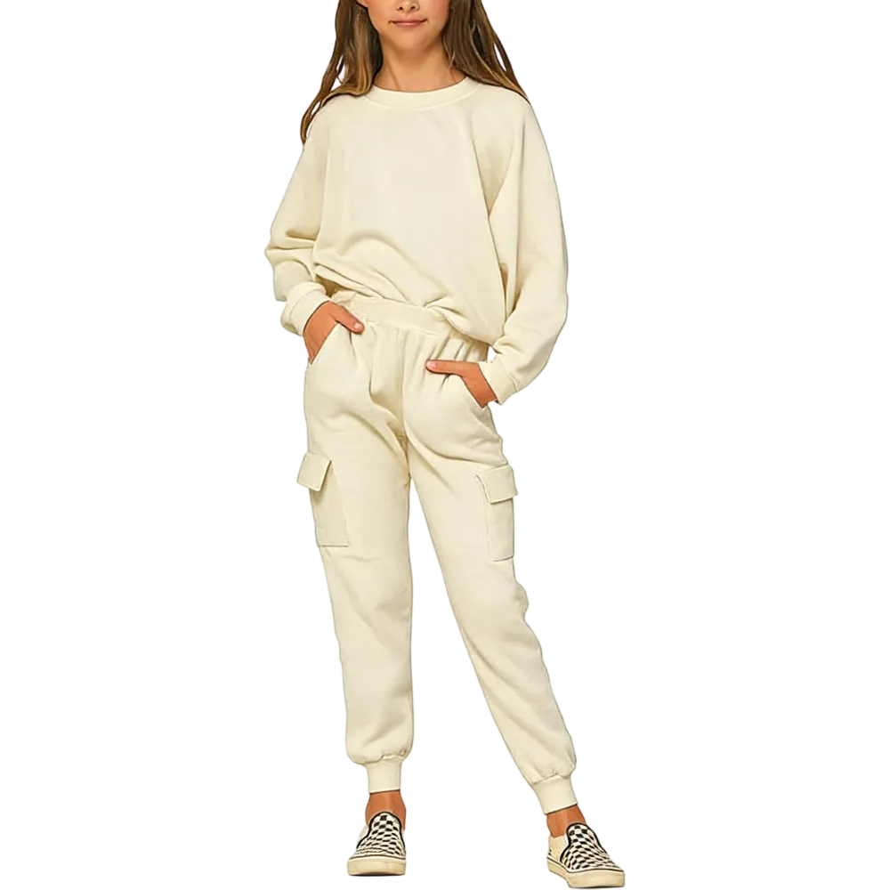 Kids Girls Sweatsuit Lounge sets