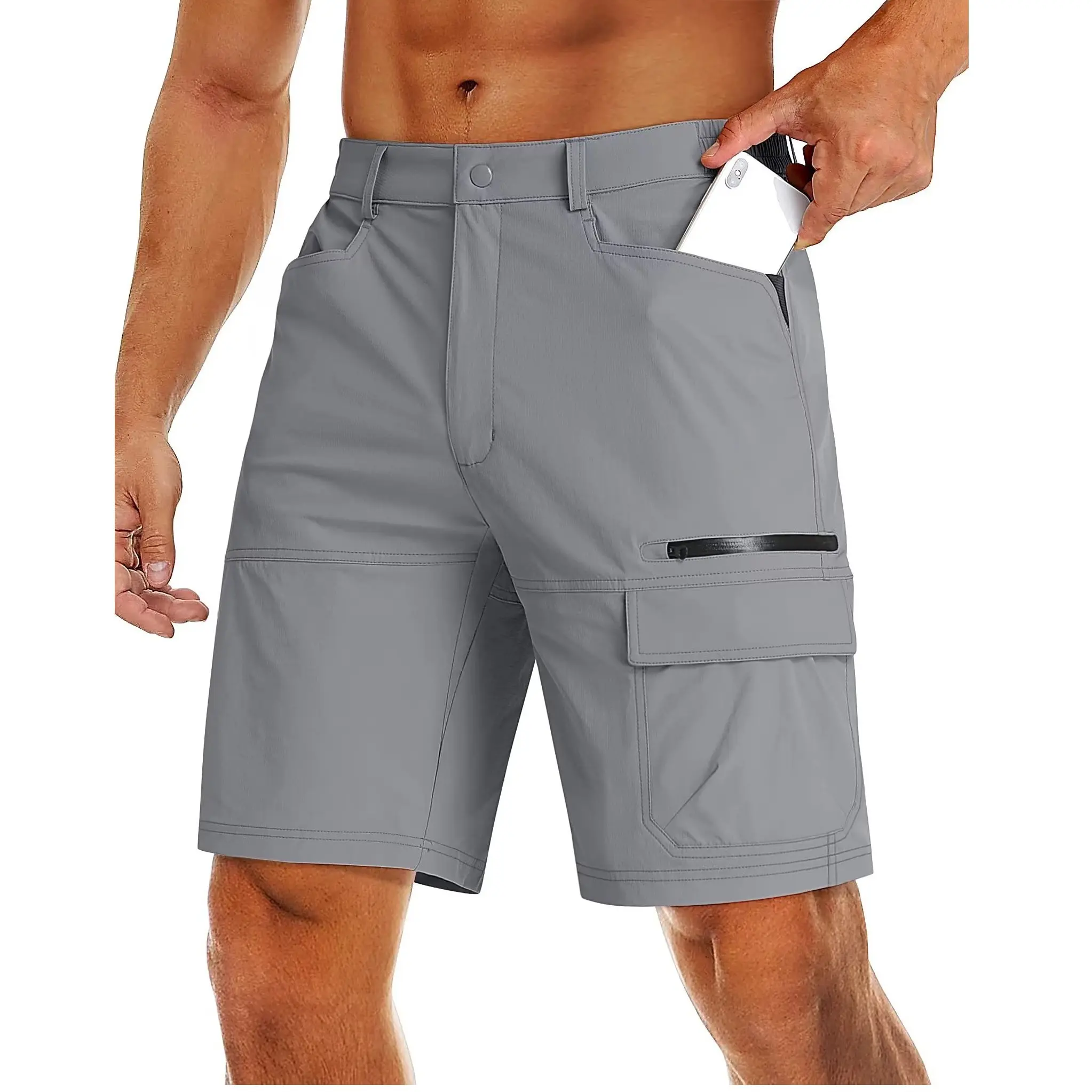 Men’s Quick-Dry Hiking Cargo Shorts