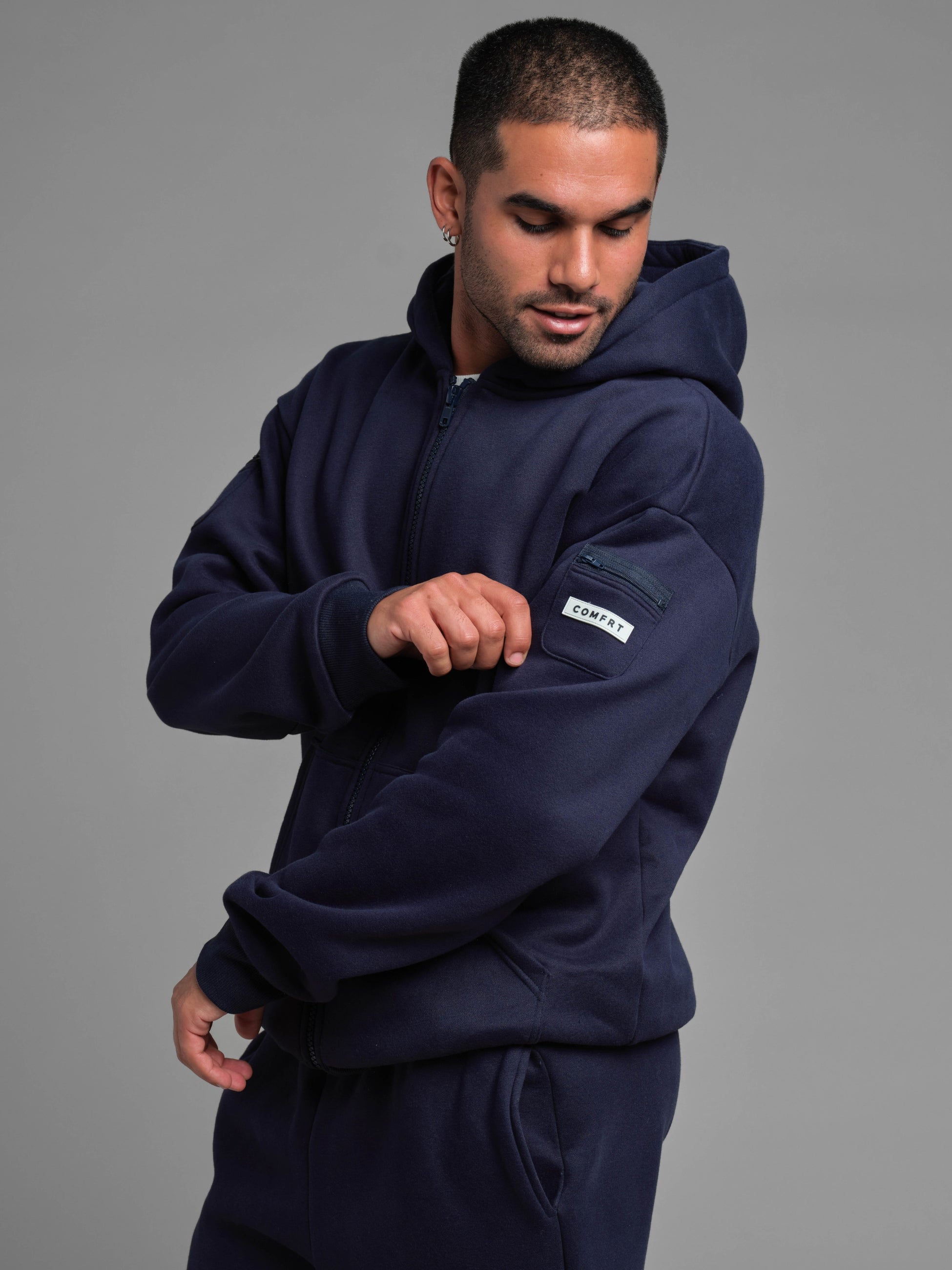 Travel Essentials Zip Hoodie