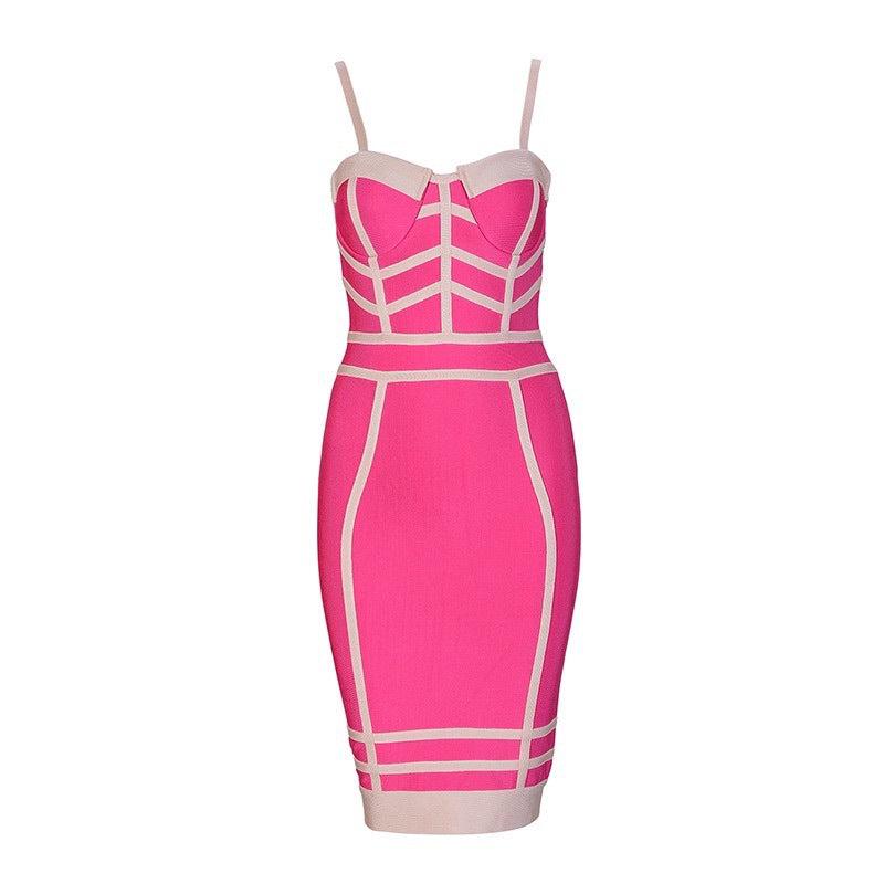 Women Bandage Dress Sexy Evening Party Summer Bodycon Dresses