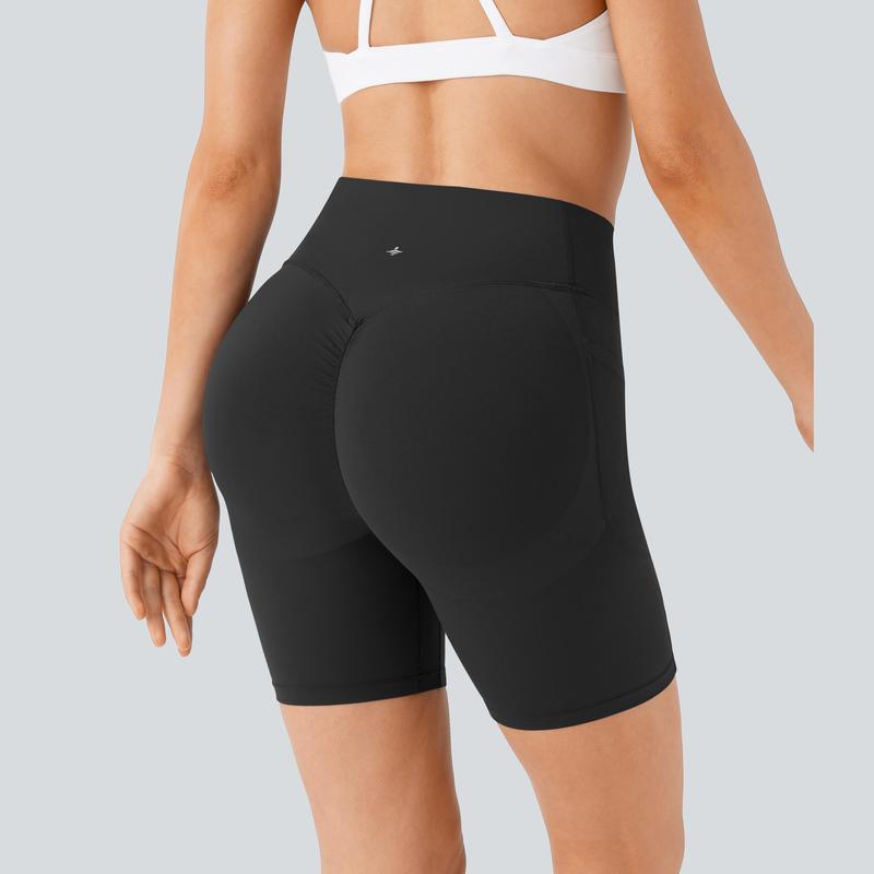 Women’s High-Waisted Scrunch Butt Lifting Leggings with Pockets