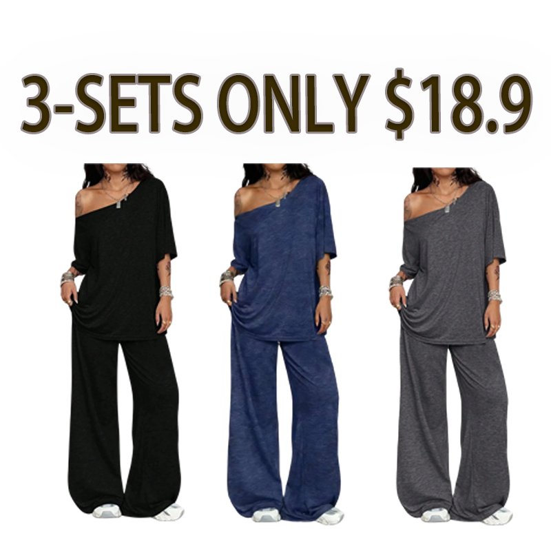 Women's Wide-Leg Lounge Set
