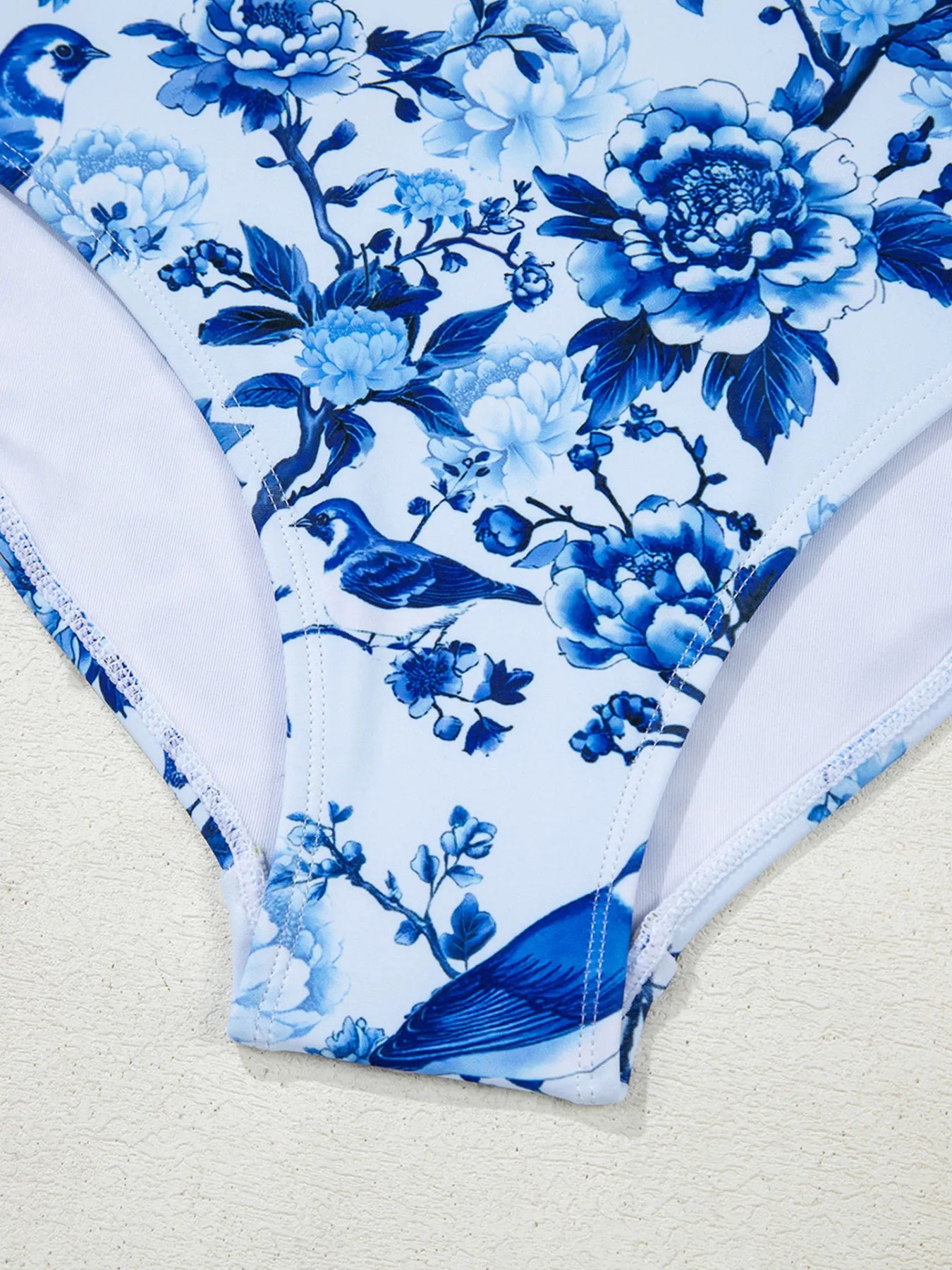 Cutout Ruffled Spaghetti Strap One-Piece Swimwear