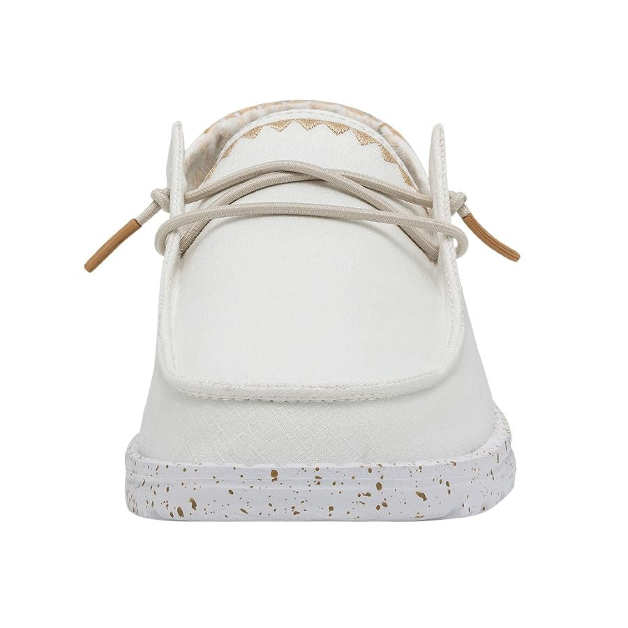 Wendy Chambray Woven - White Sand