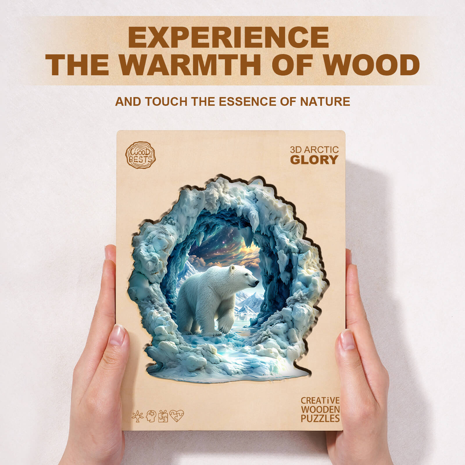 3D Arctic Glory Wooden Jigsaw Puzzle