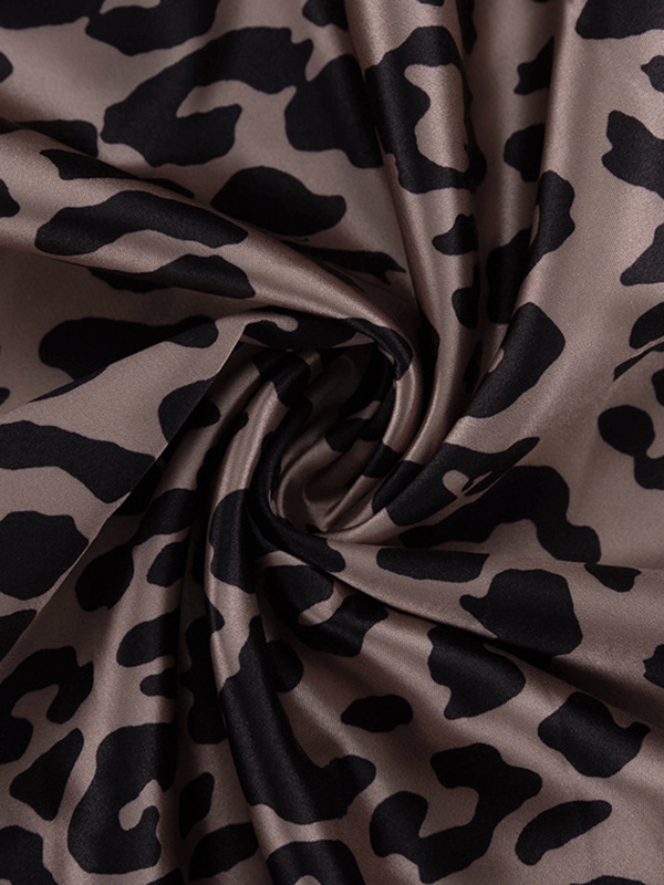 Leopard Bodycon High Waisted Skirts Bottoms