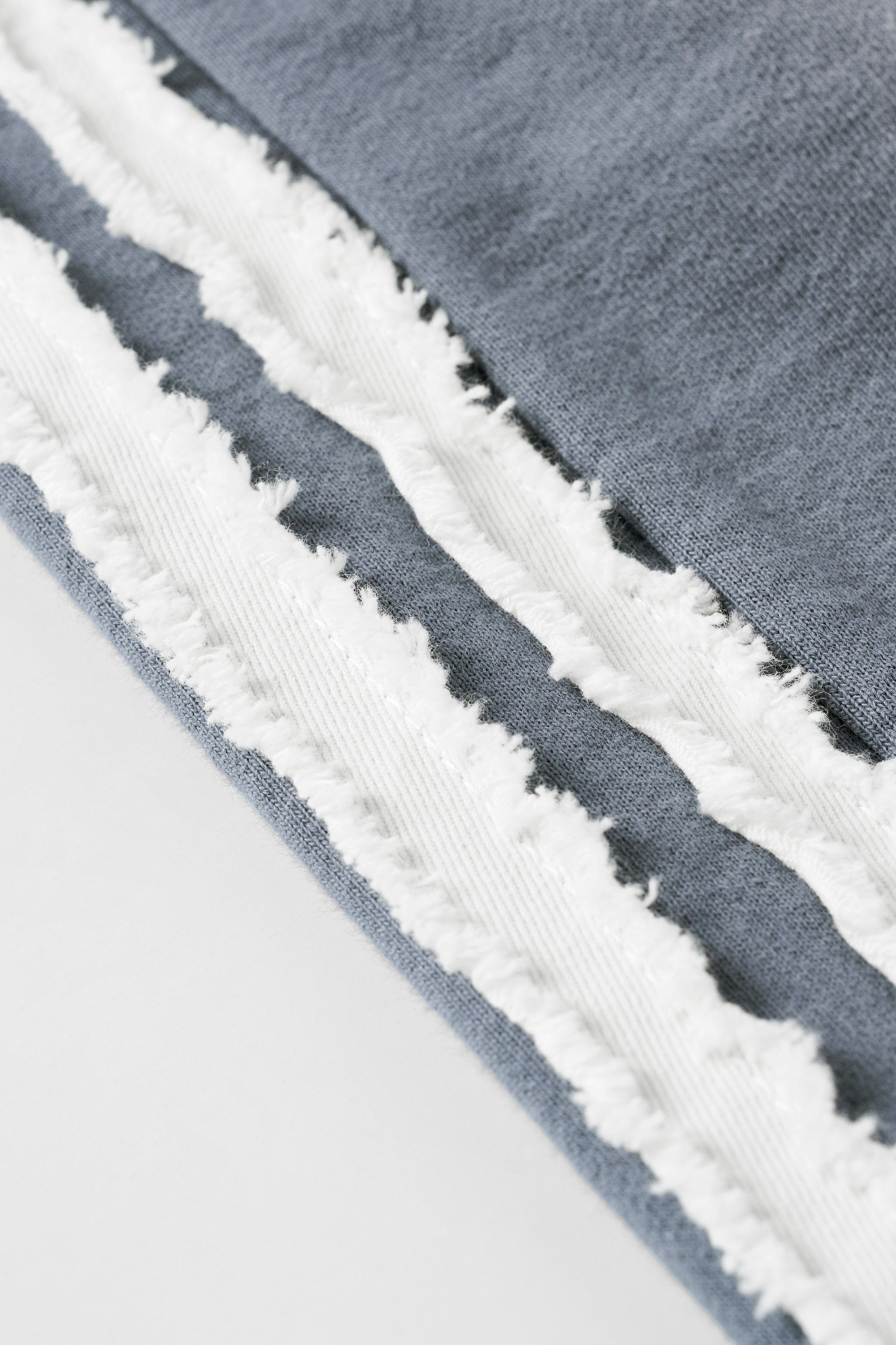 1058 - Vintage Striped Sweat Shorts