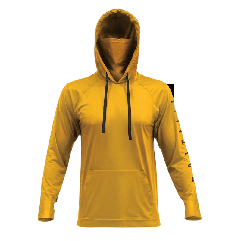 Fishing and Construction Shirts - Hooded UPF 50 Long Sleeve with Gaiter - Lightweight, Breathable, Moisture-Wicking, Premium Outdoor Wear for Men