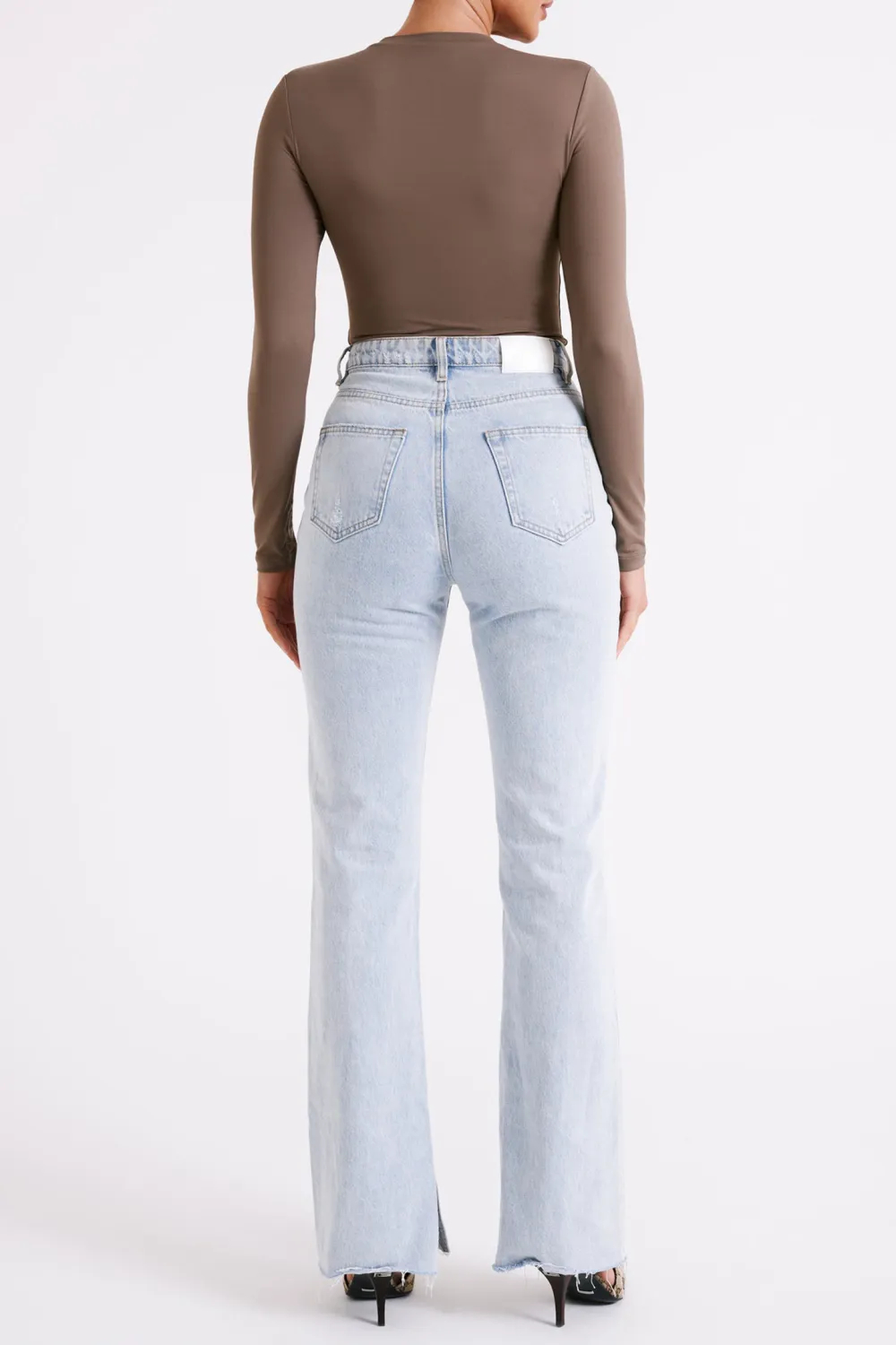 Skinny Long Sleeve Crew Neck Bodysuit