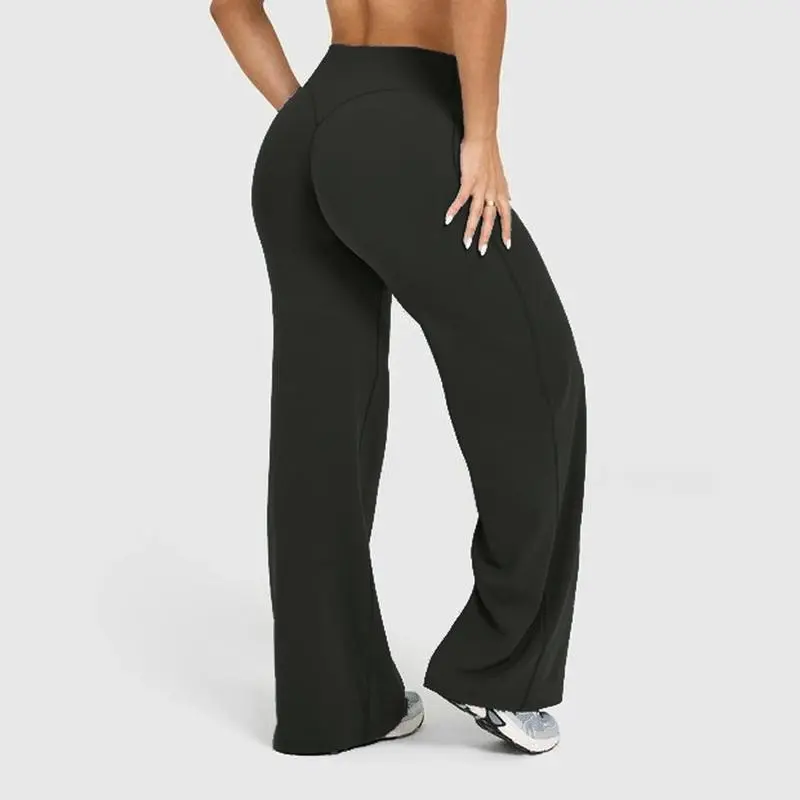 Straight Leg Bottoms Fitness Gymwear Women Workout Leggings