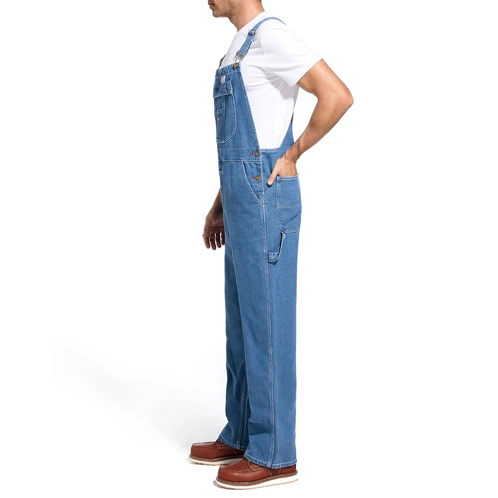 Mens Work Denim Bib Overalls