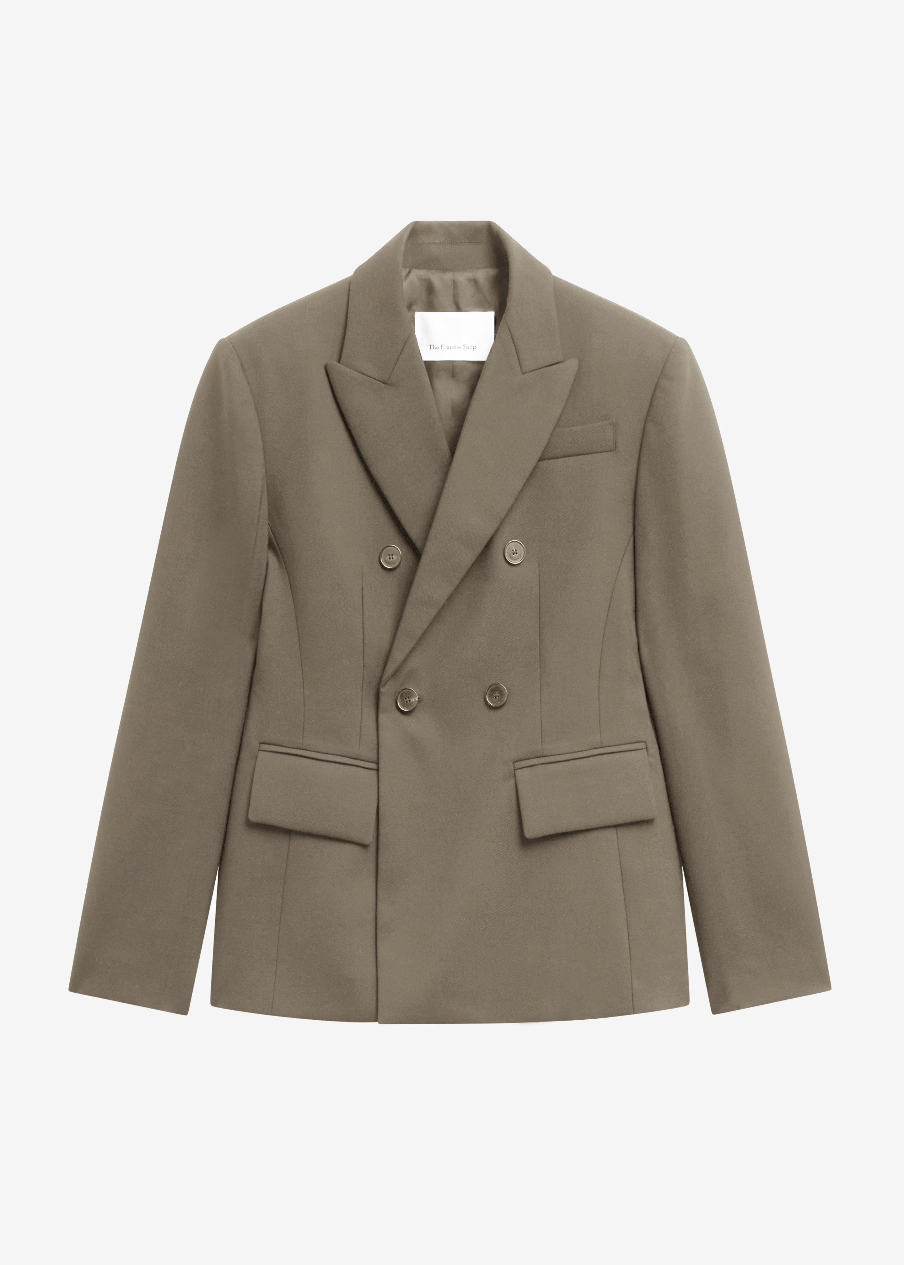 Doyer Cinched Blazer - Moss Green